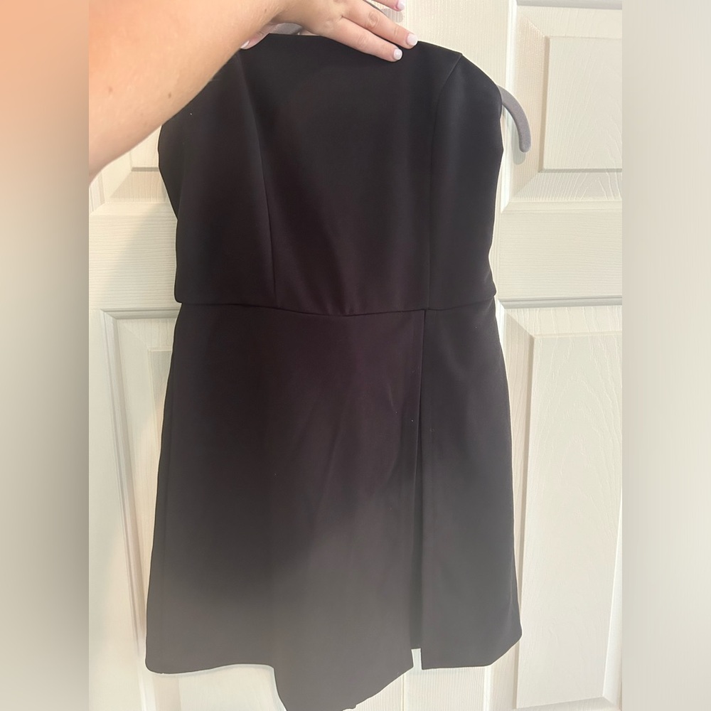 Black cocktail romper